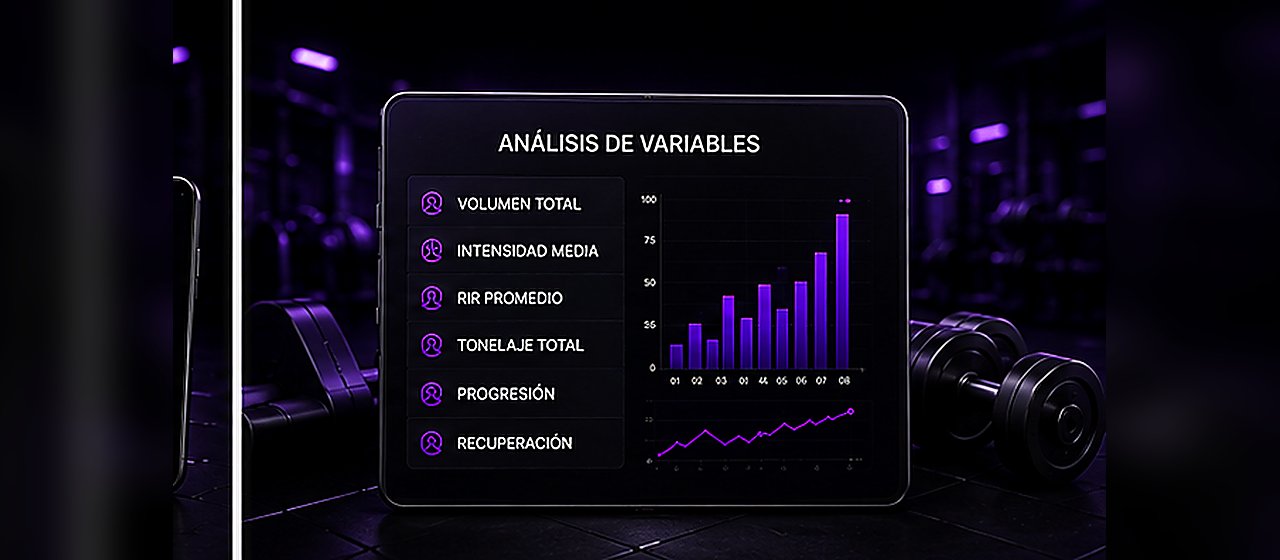 Análisis de volumen intensidad RIR tonelaje progresión y recuperación
