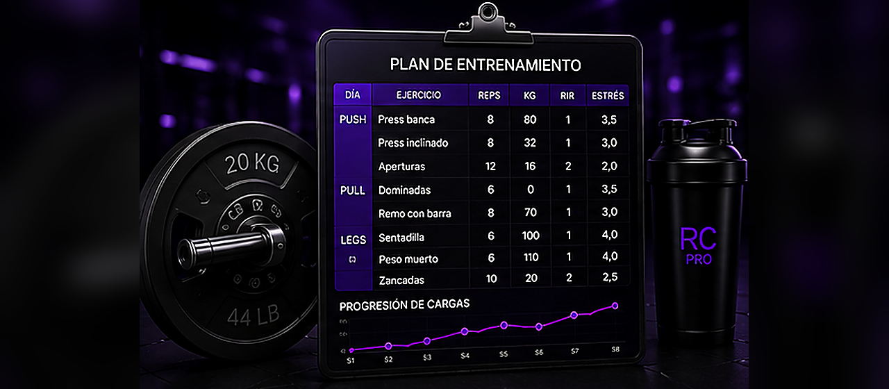 Plan de entrenamiento basado en índice de estrés avanzado