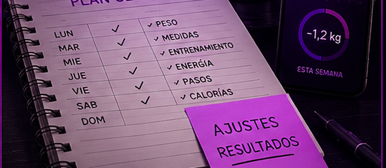 Seguimiento semanal y ajuste del plan nutricional